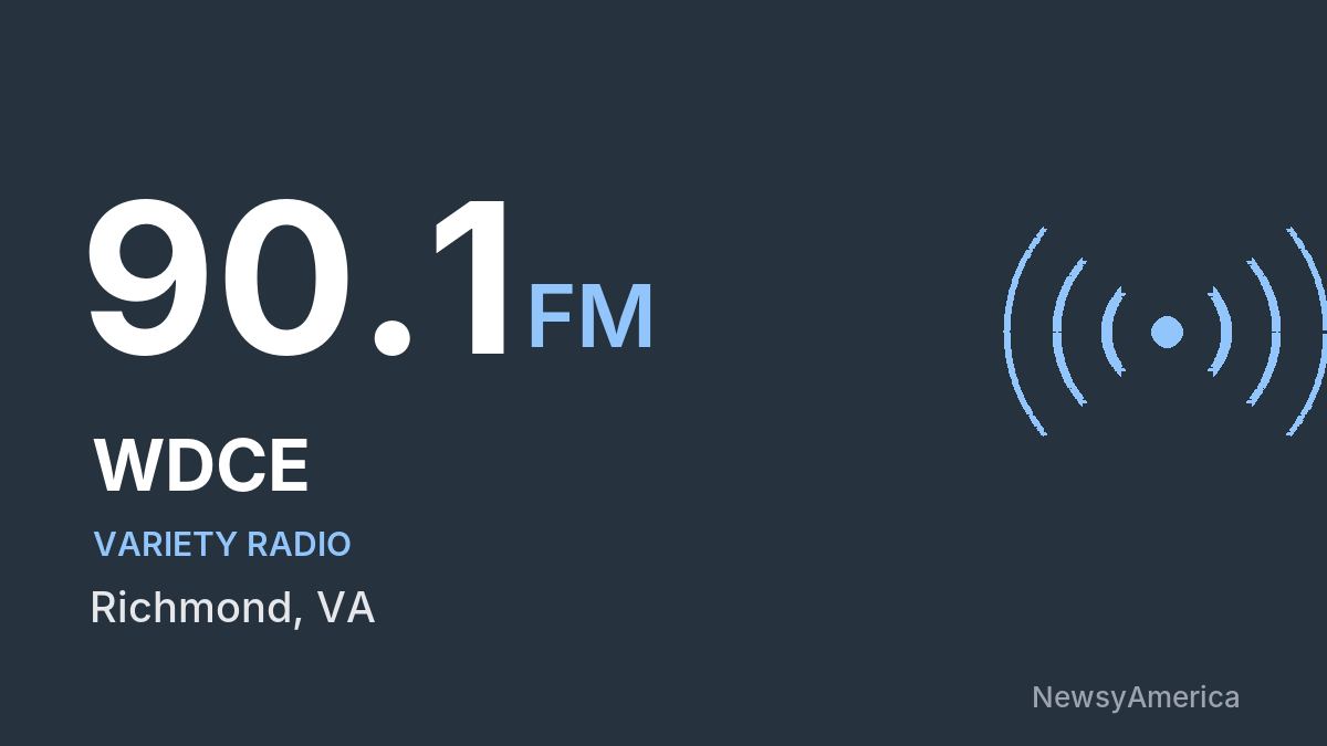 WDCE 90.1 FM – Richmond