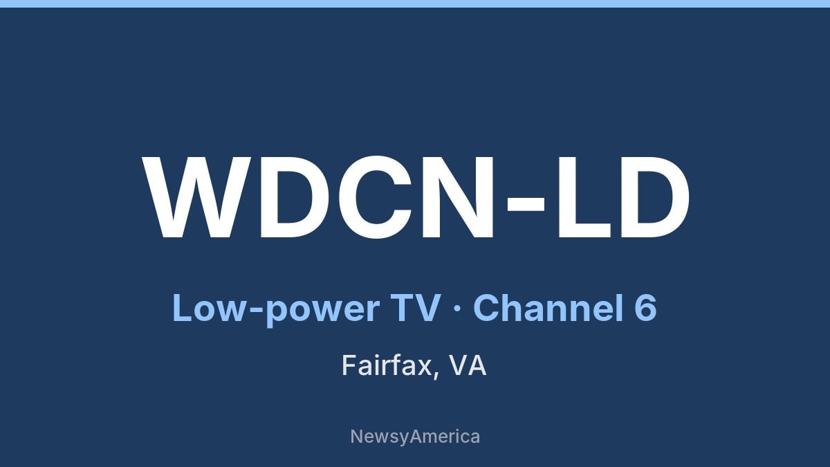 WDCN-LD – Channel 6 Washington