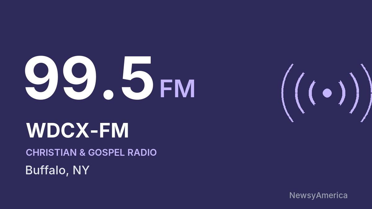 WDCX-FM 99.5 FM – Buffalo