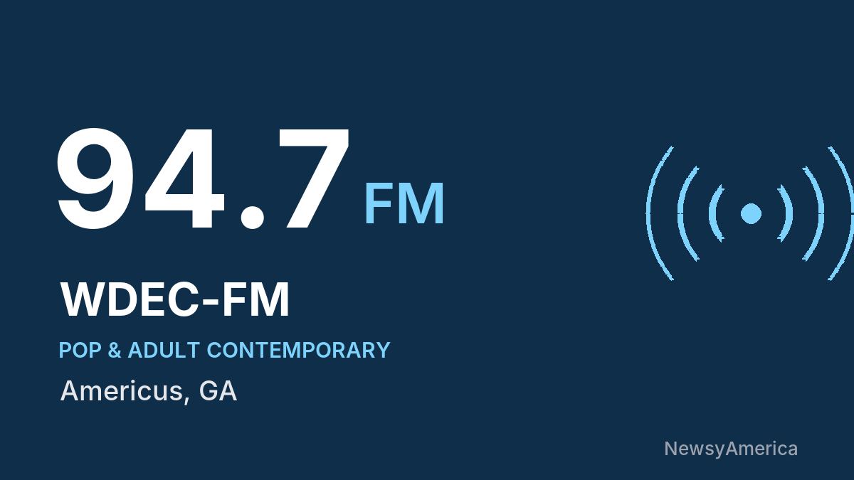 WDEC-FM 94.7 FM – Americus