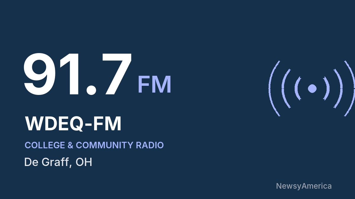 WDEQ-FM 91.7 FM – De Graff