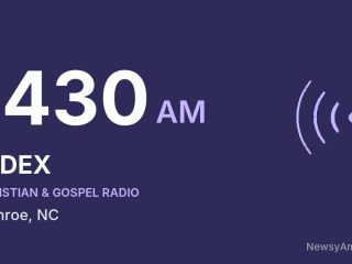 WDEX 1430 AM, Monroe, NC