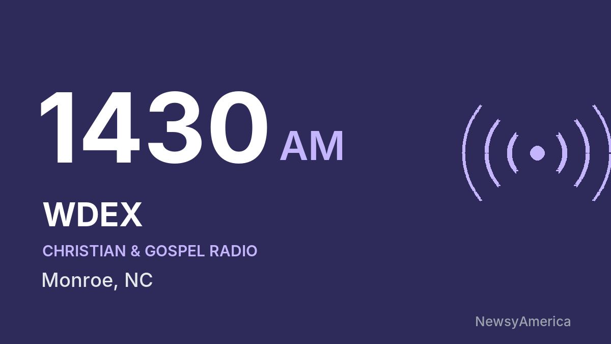 WDEX 1430 AM – Monroe