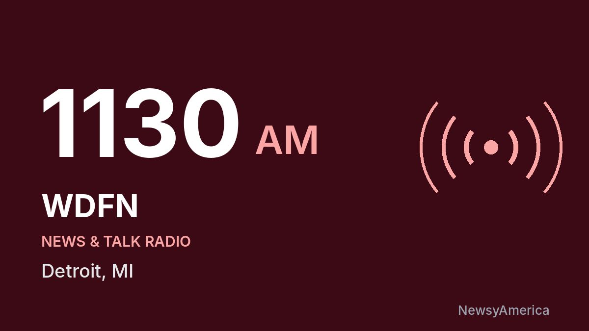 WDFN 1130 AM – Detroit