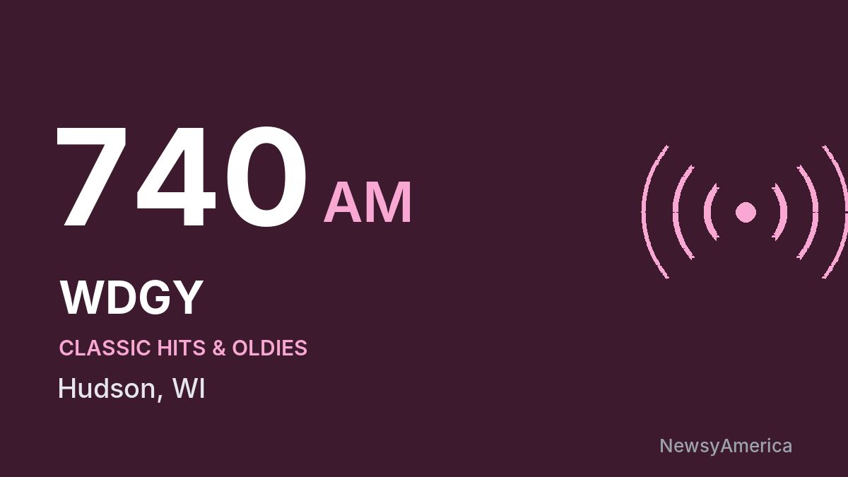 WDGY 740 AM – Hudson