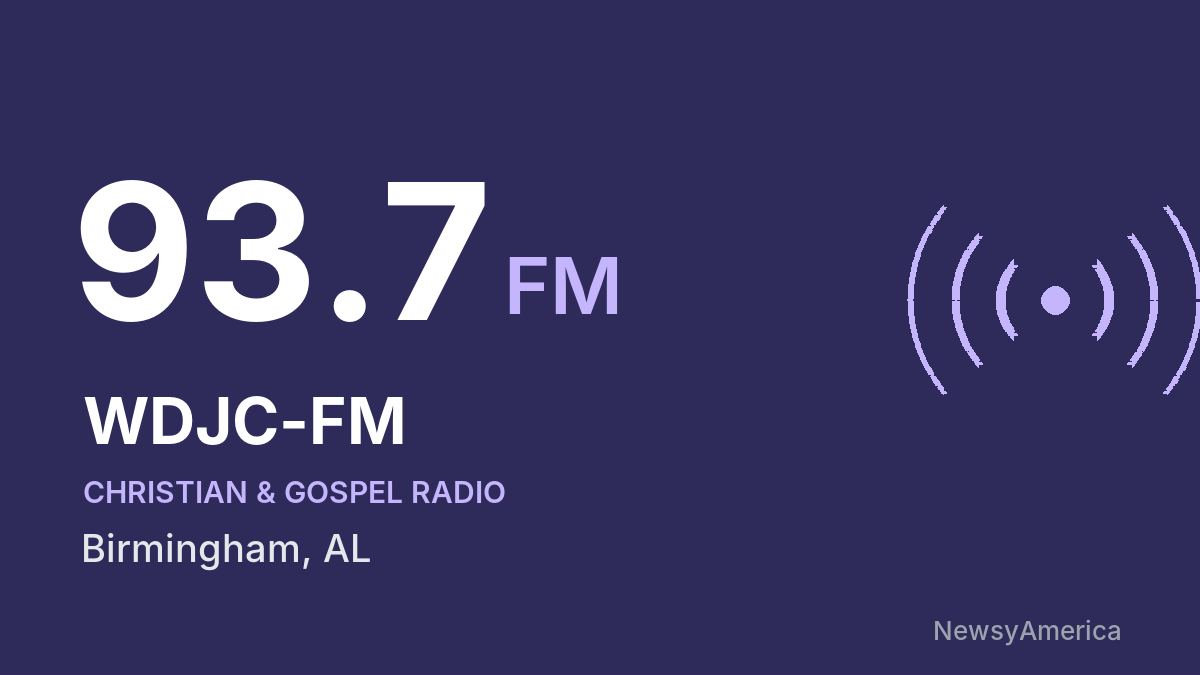 WDJC-FM 93.7 FM – Birmingham