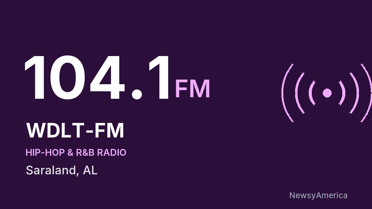 WDLT-FM 104.1 FM – Saraland