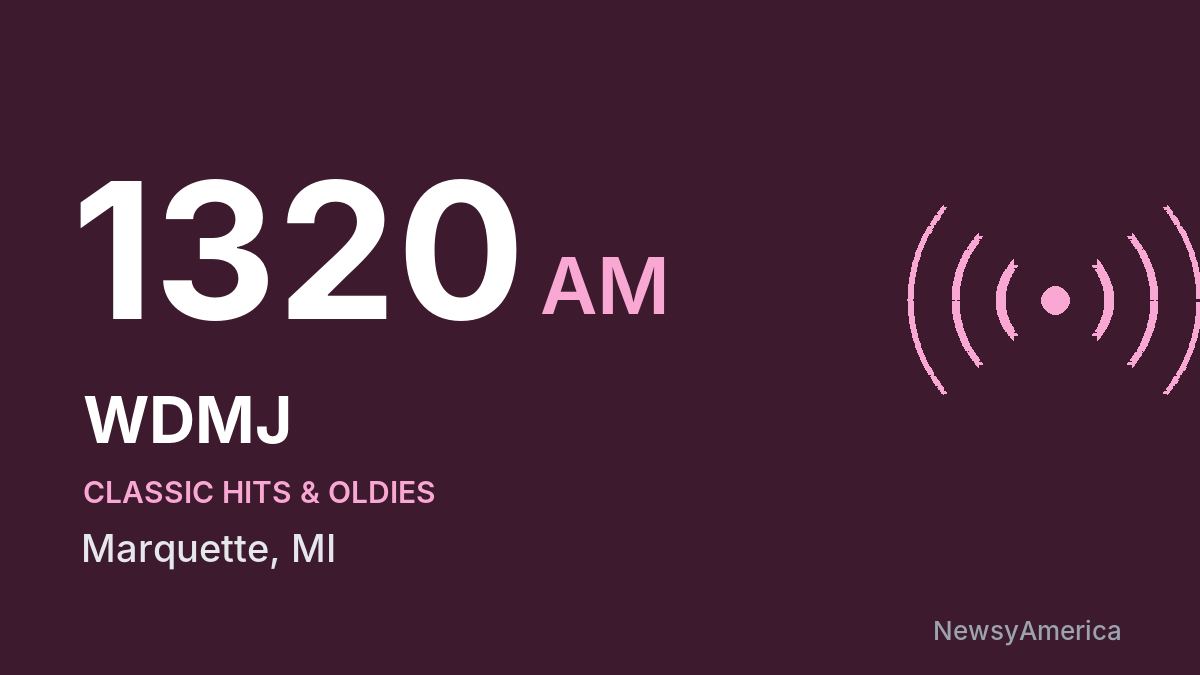 WDMJ 1320 AM – Marquette