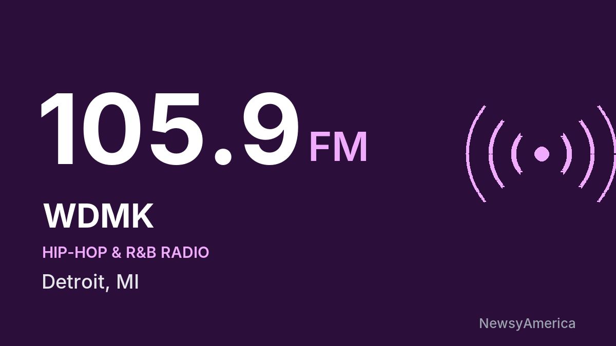 WDMK 105.9 FM – Detroit