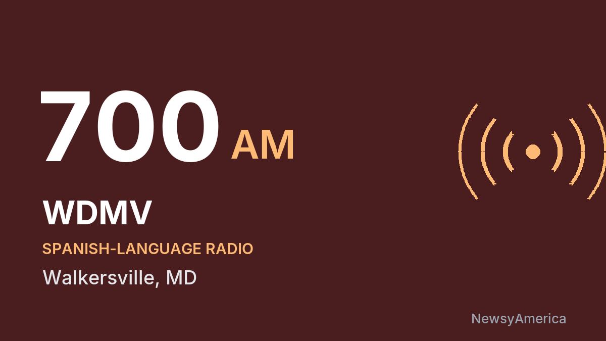 WDMV 700 AM – Walkersville