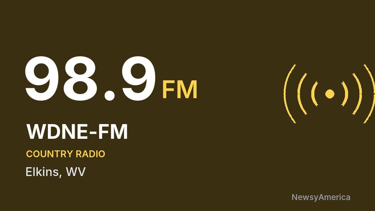 WDNE-FM 98.9 FM – Elkins