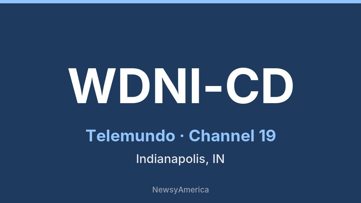 WDNI-CD – Telemundo 19 Indianapolis