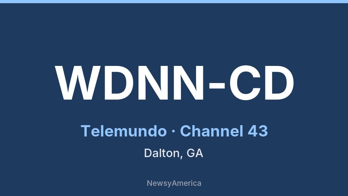 WDNN-CD – Telemundo 43 Atlanta