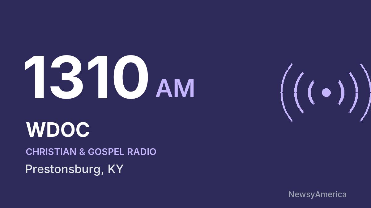 WDOC 1310 AM – Prestonsburg