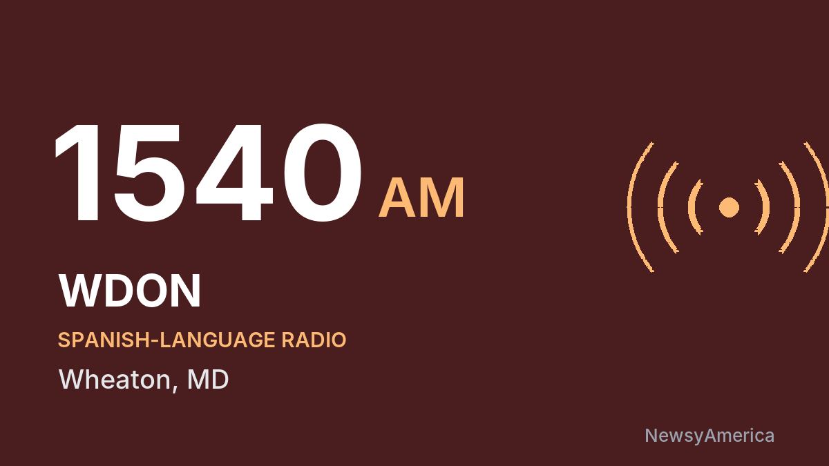 WDON 1540 AM – Wheaton