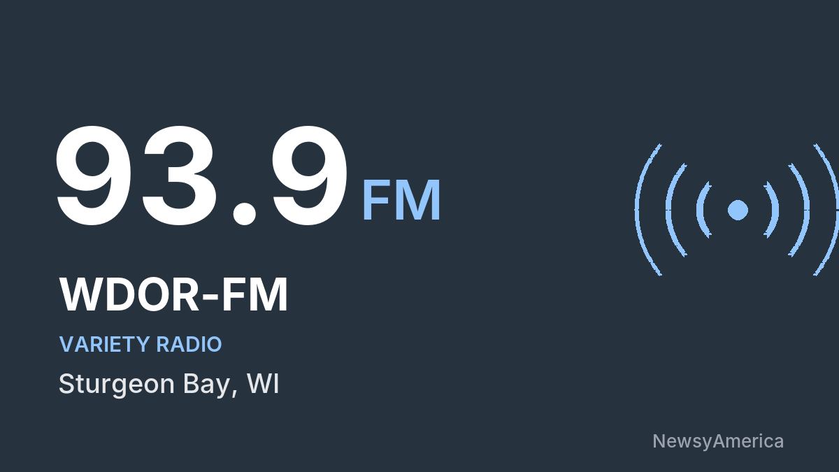 WDOR-FM 93.9 FM – Sturgeon Bay