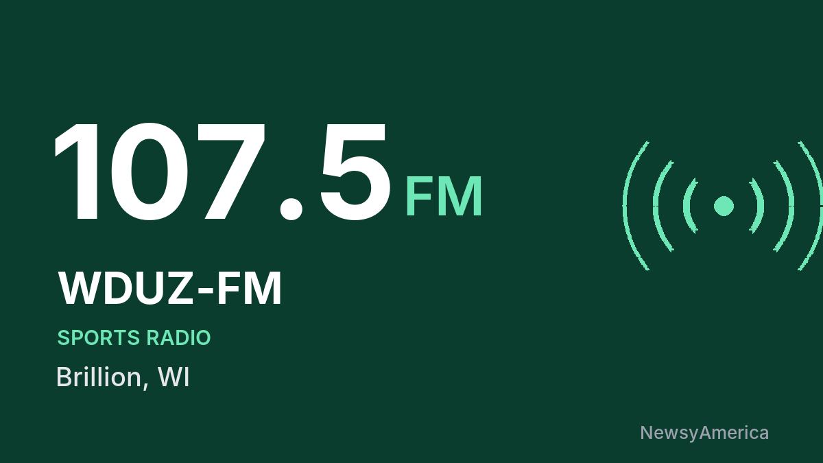 WDUZ-FM 107.5 FM – Brillion