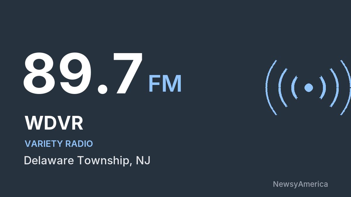 WDVR 89.7 FM – Delaware Township