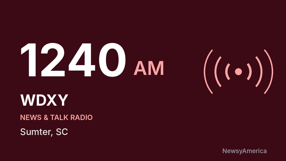 WDXY 1240 AM – Sumter