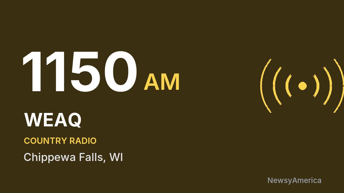 WEAQ 1150 AM – Chippewa Falls