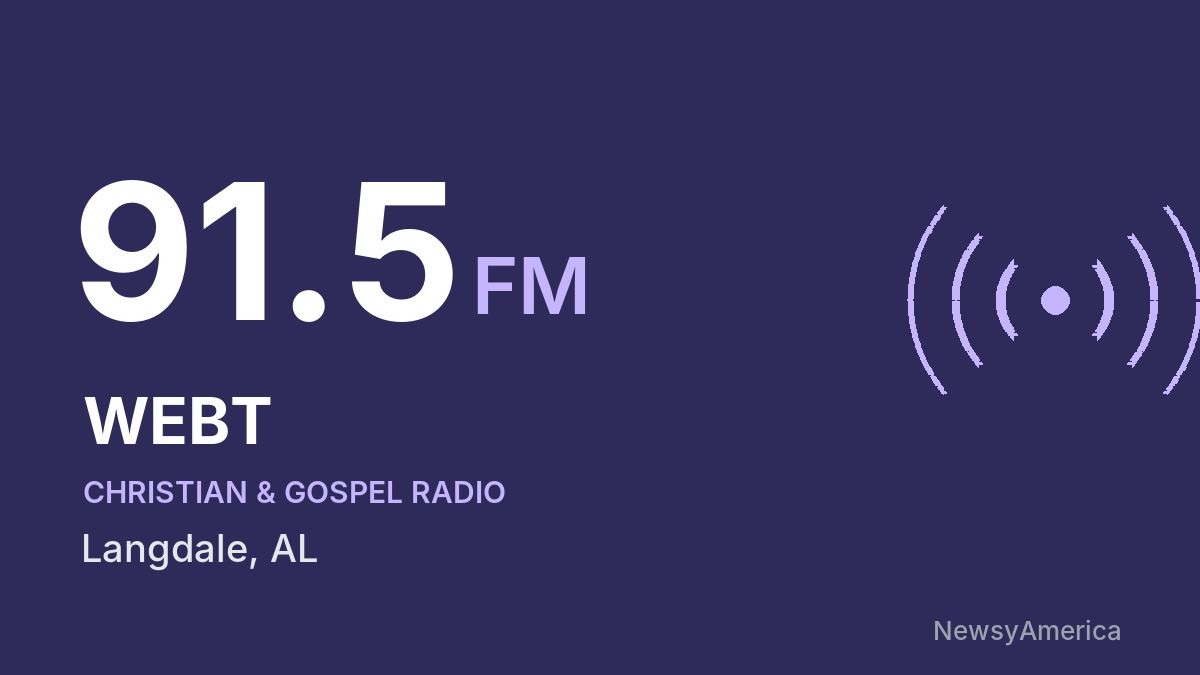 WEBT 91.5 FM – Langdale