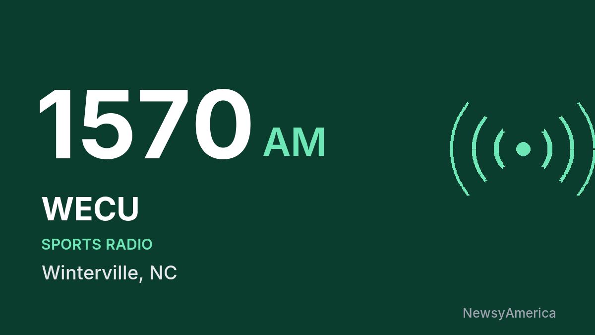 WECU 1570 AM – Winterville