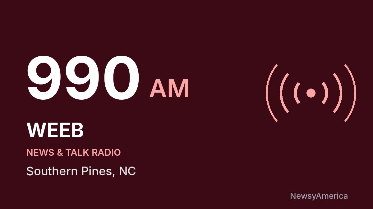 WEEB 990 AM – Southern Pines