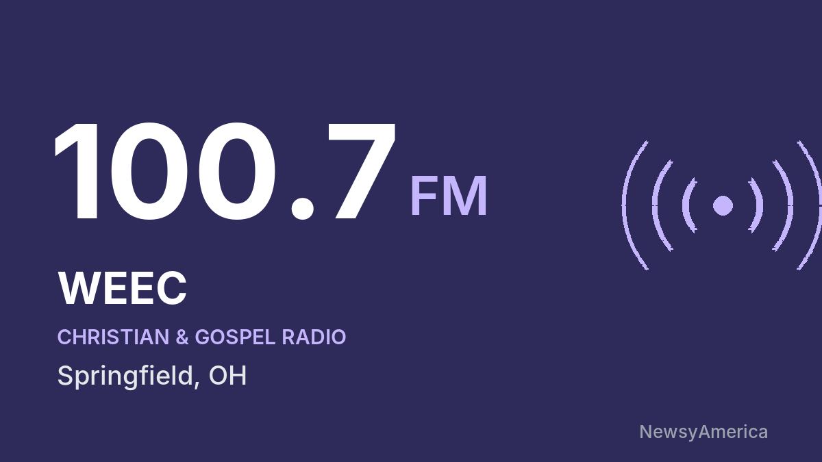 WEEC 100.7 FM – Springfield