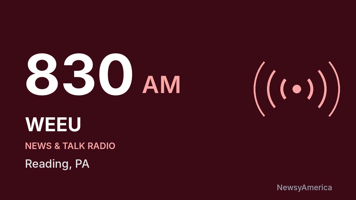 WEEU 830 AM – Reading