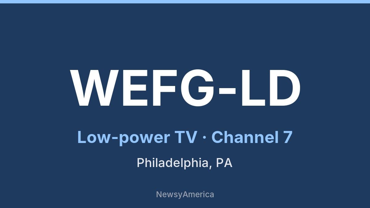 WEFG-LD – Channel 7 Philadelphia