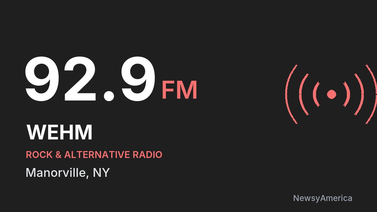 WEHM 92.9 FM – Manorville