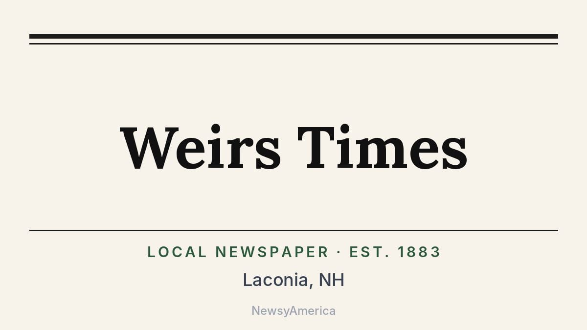 Weirs Times – Laconia, NH