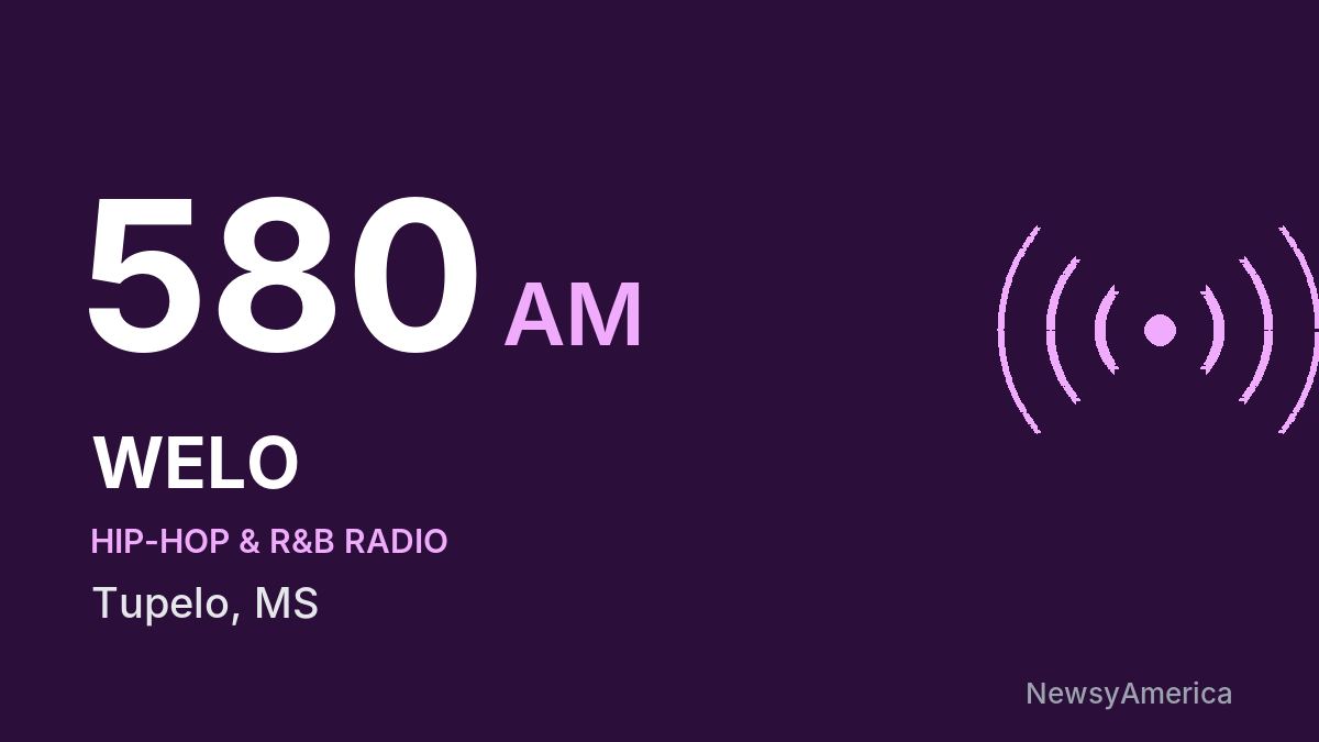 WELO 580 AM – Tupelo