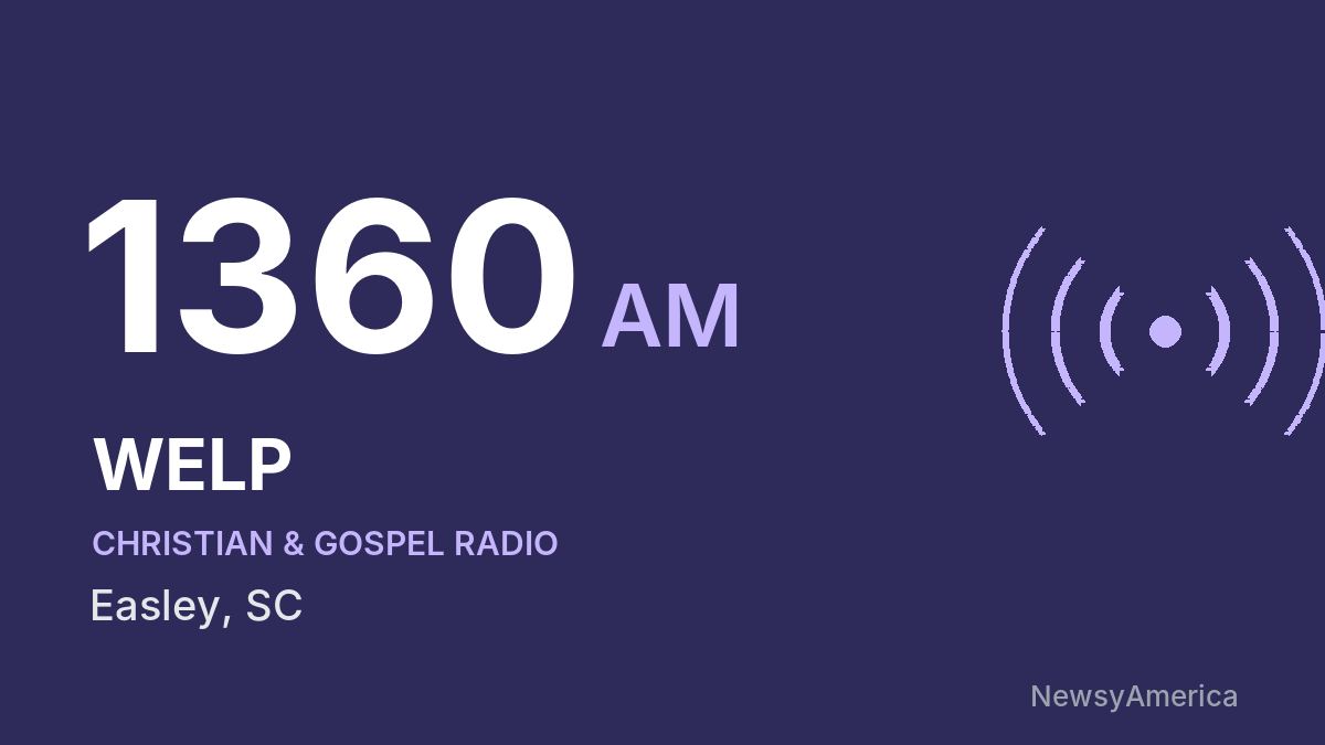 WELP 1360 AM – Easley