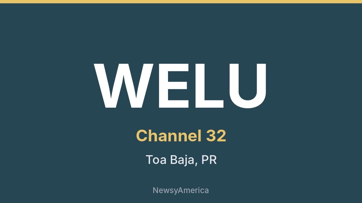 WELU – Channel 32 Toa Baja