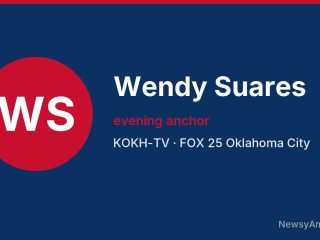 Wendy Suares, evening anchor, KOKH-TV