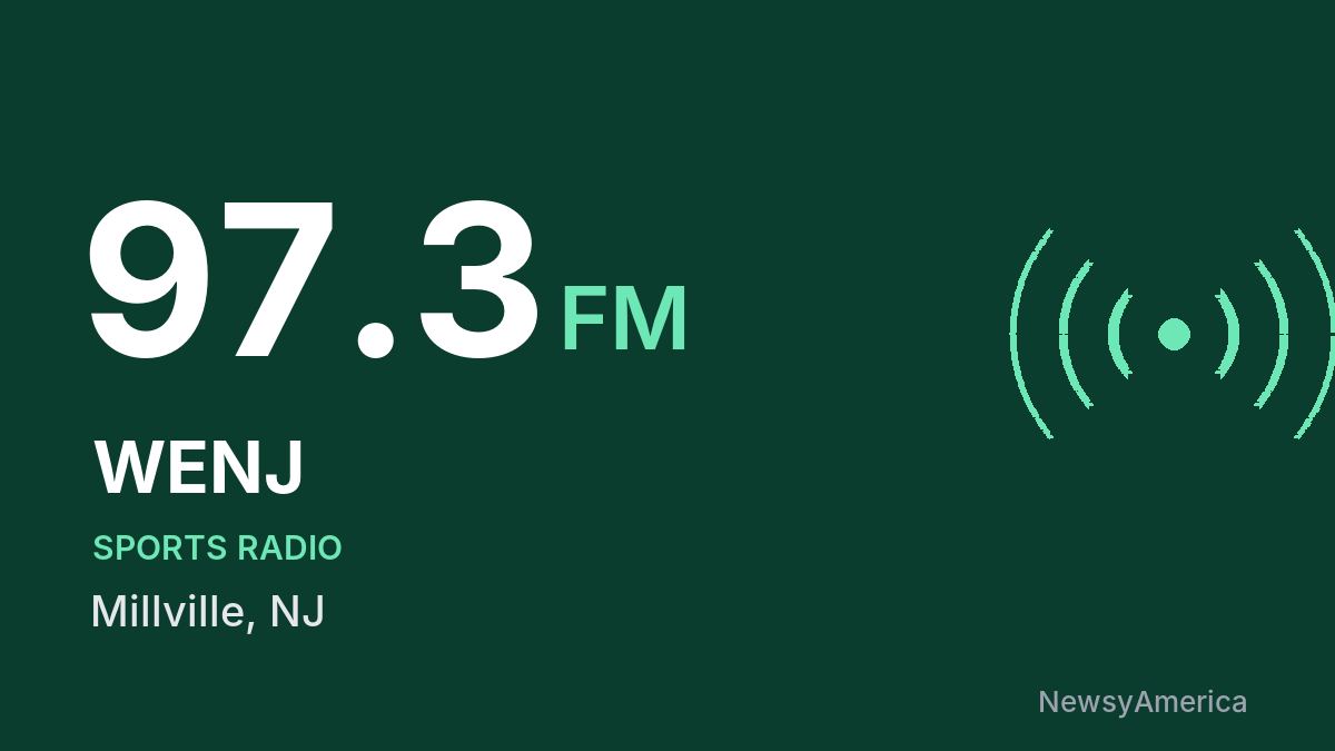 WENJ 97.3 FM – Millville