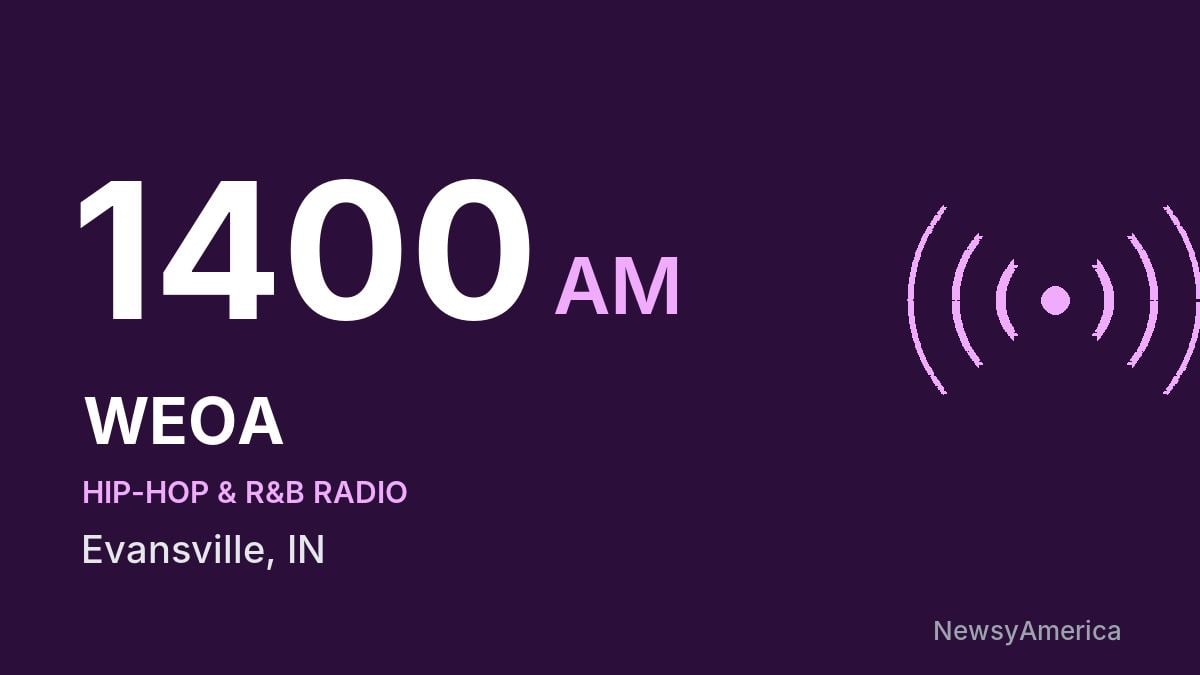 WEOA 1400 AM – Evansville