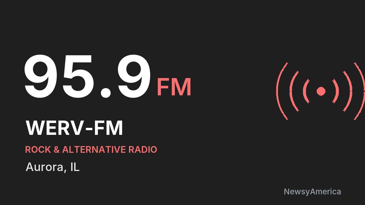 WERV-FM 95.9 FM – Aurora