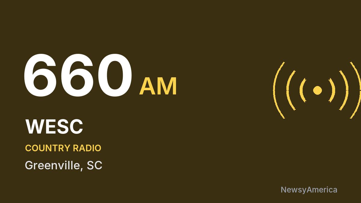 WESC 660 AM – Greenville
