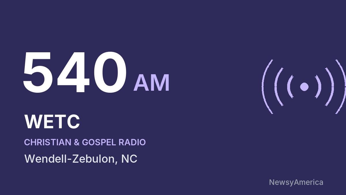 WETC 540 AM – Wendell-Zebulon