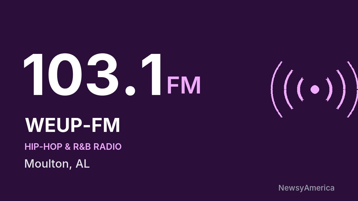WEUP-FM 103.1 FM – Moulton