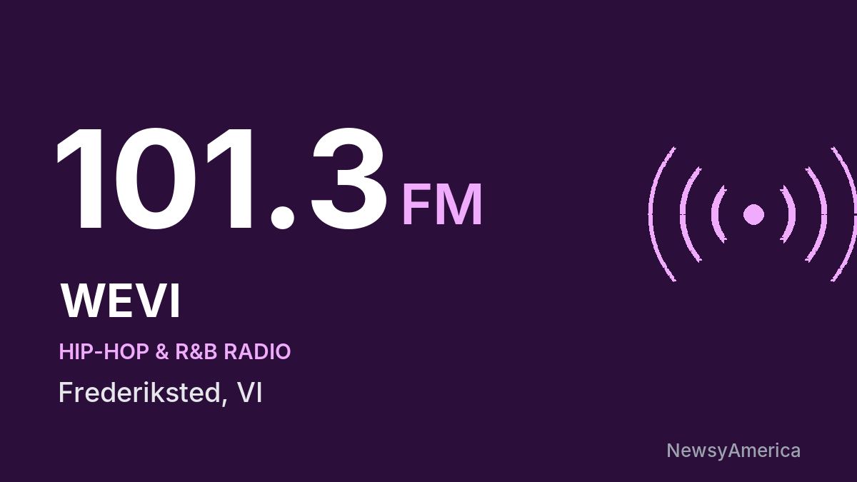 WEVI 101.3 FM – Frederiksted