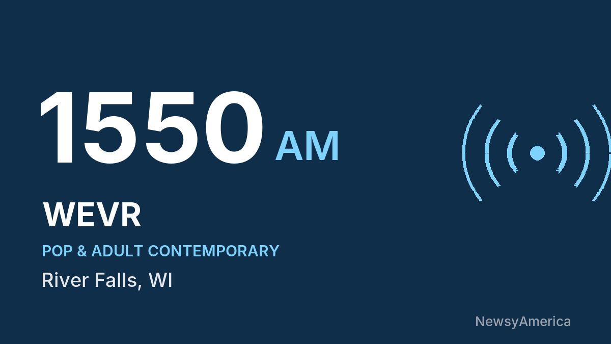 WEVR 1550 AM – River Falls