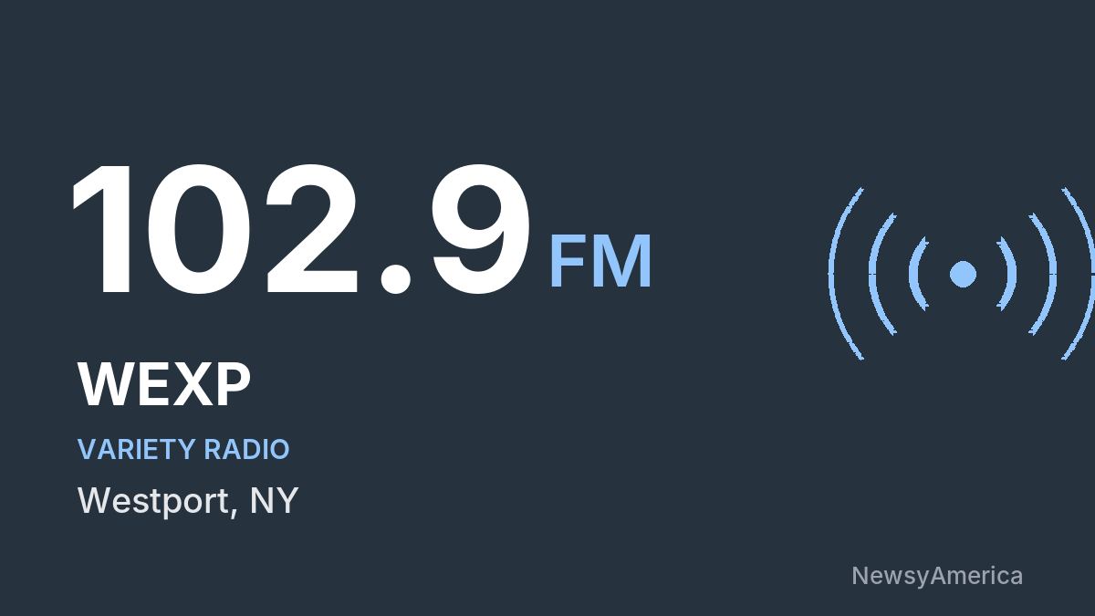 WEXP 102.9 FM – Westport