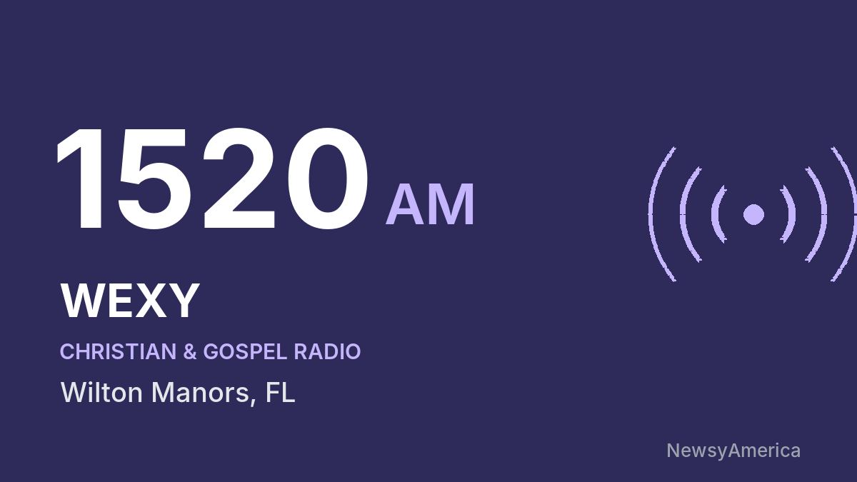 WEXY 1520 AM – Wilton Manors
