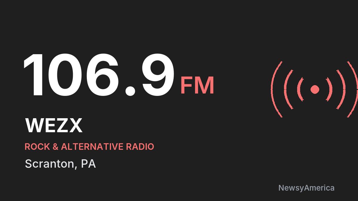WEZX 106.9 FM – Scranton