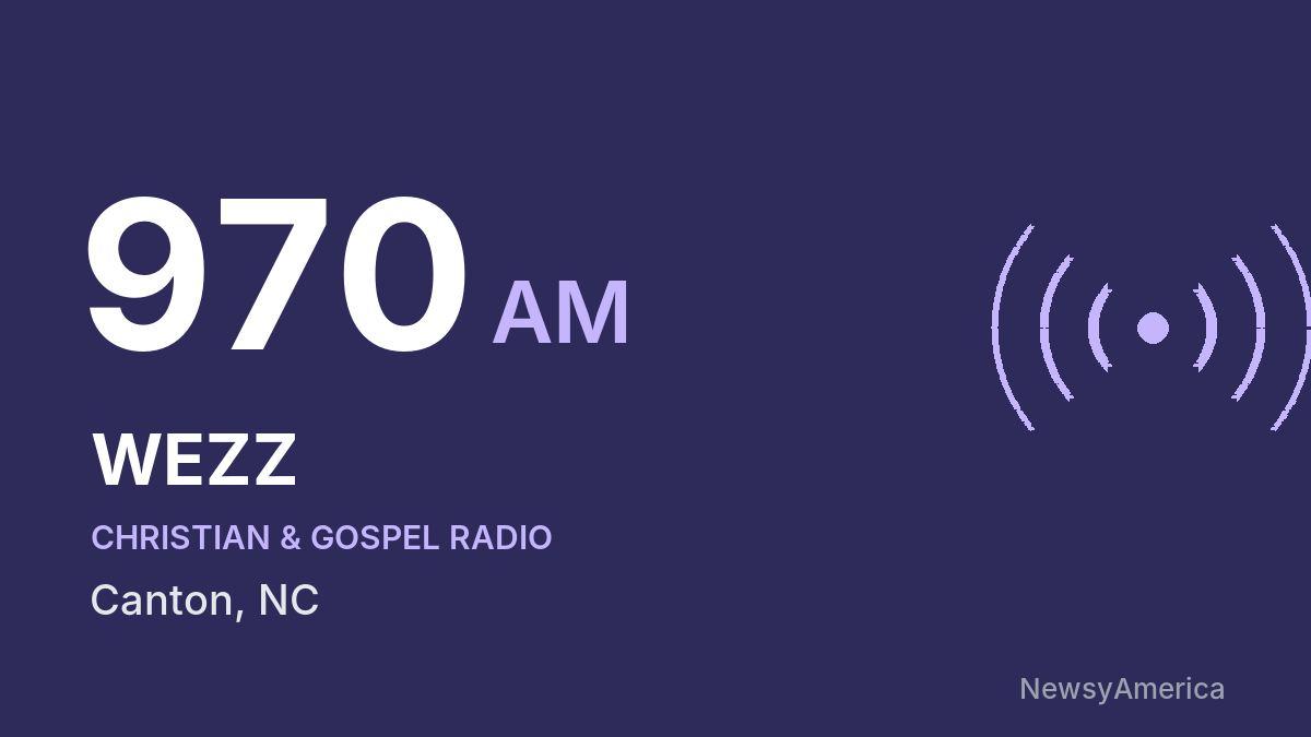WEZZ 970 AM – Canton