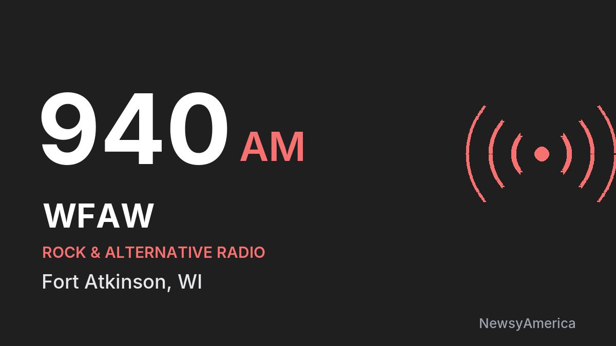 WFAW 940 AM – Fort Atkinson