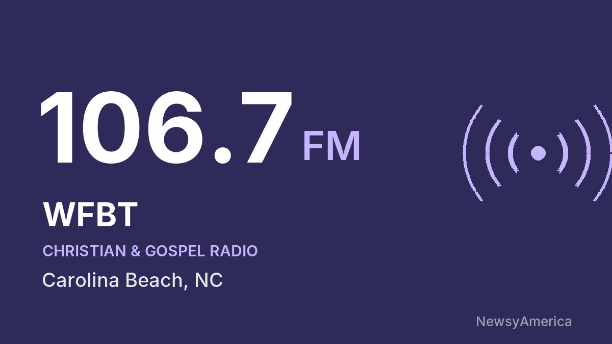 WFBT 106.7 FM – Carolina Beach